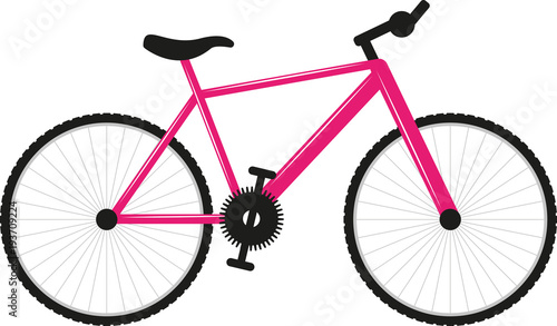 Bicicleta rosa