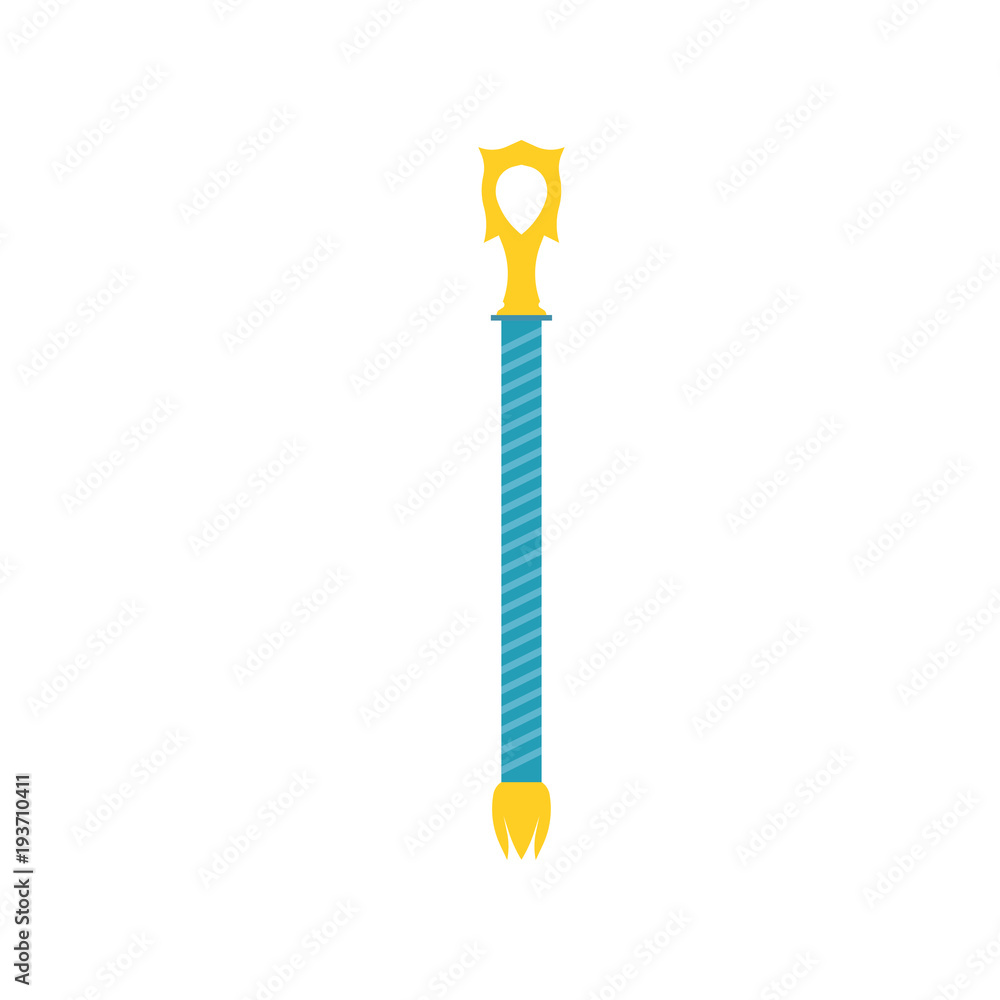 Magic wand vector illustration background magician star stick icon. Miracle isolated wizard fantasy fairytale object Magic wand vector illustration background magician star stick icon. Miracle isolated wizard fantasy fairytale object