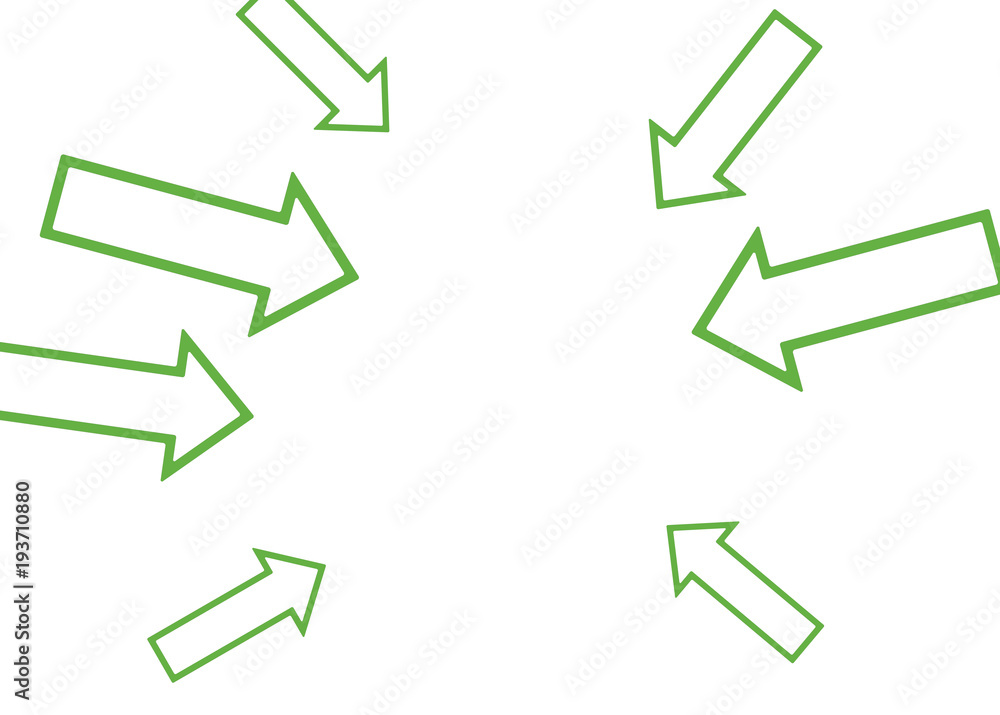 arrow green illustration arrow green illustration