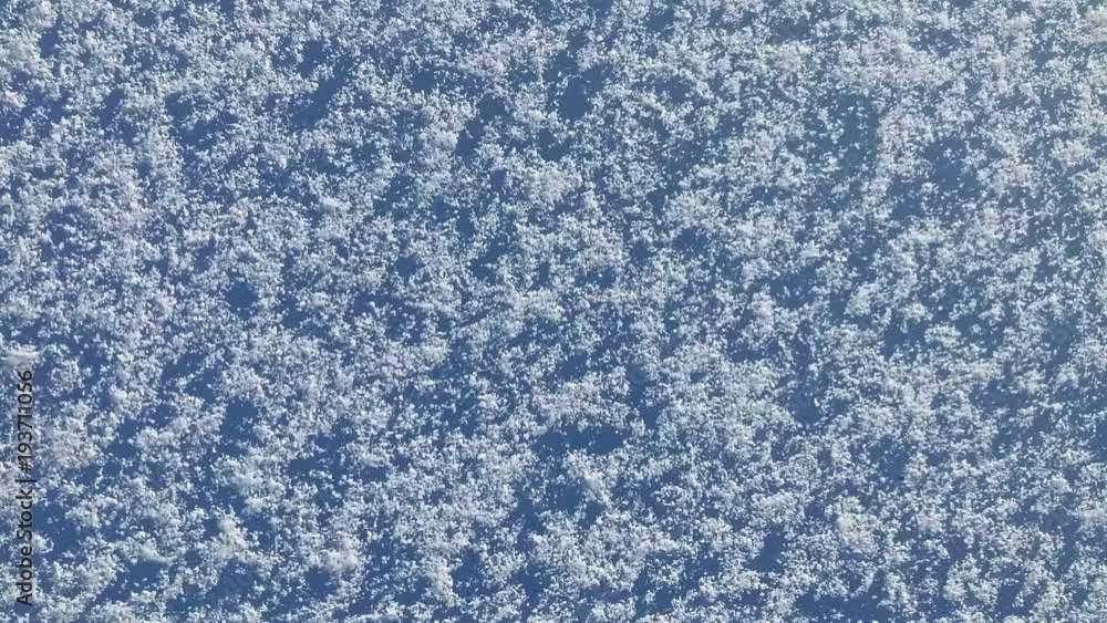 Timelapse of window defrosting and clouds on a clear sky Timelapse of window defrosting and clouds on a clear sky