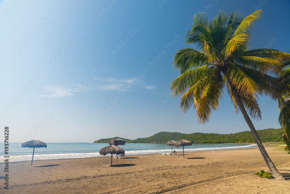 Sand beach in Cuba