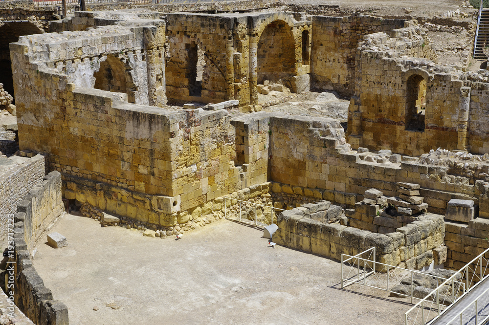 Roman Amphitheater in Tarragona, Catalonia, Spain