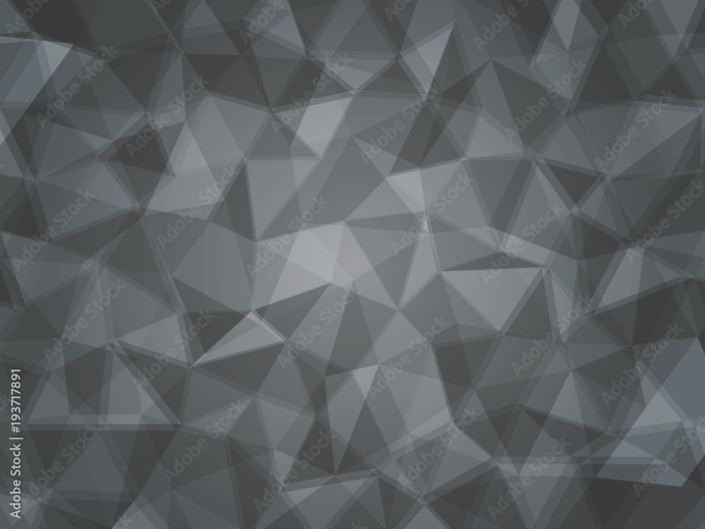 Gray and black abstract polygonal background. Gray and black abstract polygonal background.