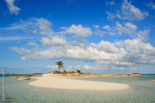 A wonderful small island in the Exumas, Bahamas. The island, named Island 17, is located near Norman's Cay. It is a popular anchorage for sailors traveling through the Bahamas. photo