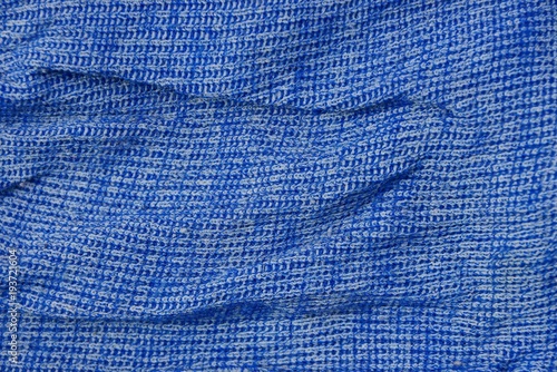 сине серая текстура ткани из мятой шерстяной материи