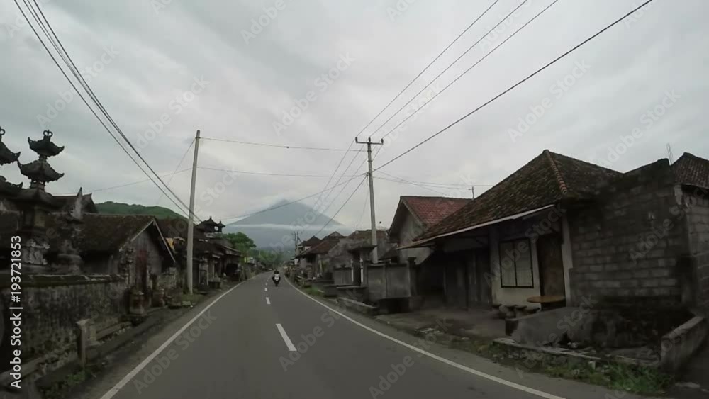 riding by beautiful asian green nature road by motorbike, dangerous transportation, left side road, vacation in jungle riding by beautiful asian green nature road by motorbike, dangerous transportation, left side road, vacation in jungle