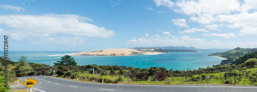 Landscape near Cape Reinga (Te Rerenga Wairua) New Zealand