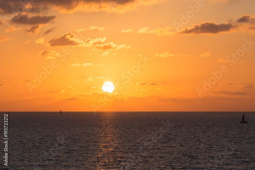 Sunset over the Mediterranean © Sivan