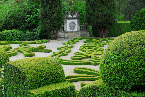 Bilde på lerret Giardino del palazzo di Mateus, Portogallo