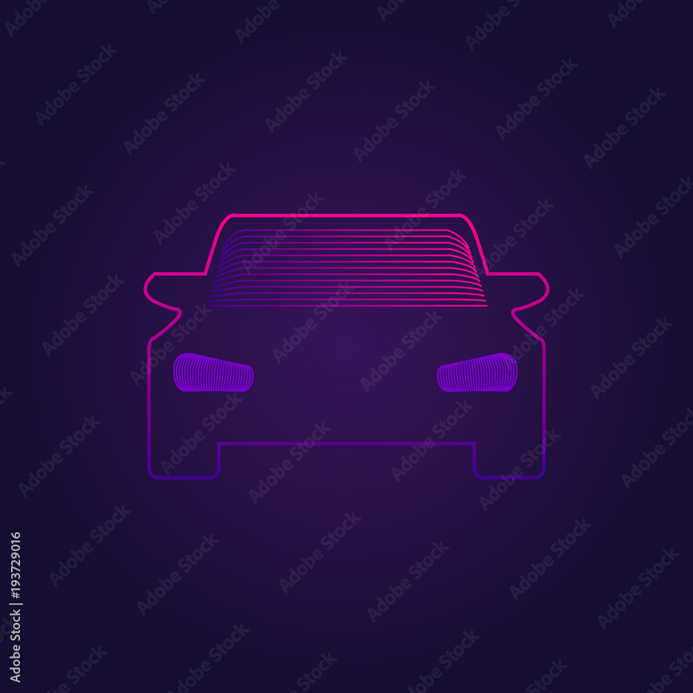 Obraz premium Car icon