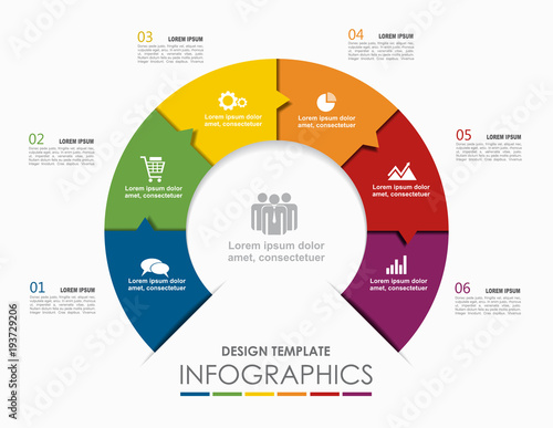 Infographic template. Vector illustration. Can be used for workflow layout, diagram, business step options, banner.