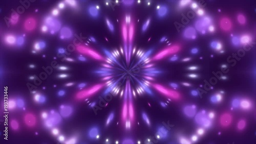 purple abstract background, flowing light and particles, loop
