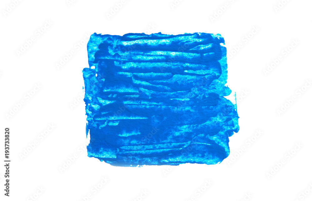 Blue ink background painted by brush.