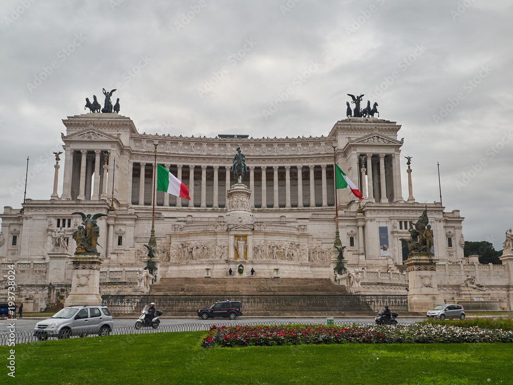 Altar of the Fatherland building in Rome, Italy