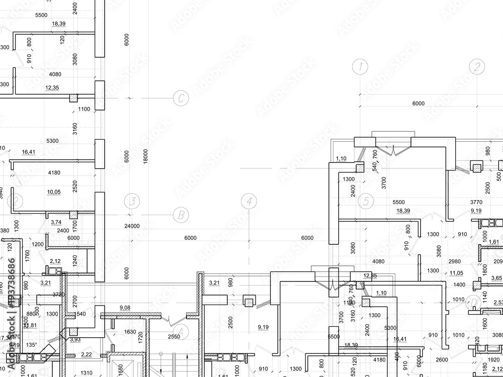 Background of architectural technical drawing Background of architectural technical drawing