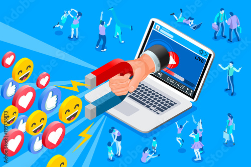 Social influencer and media content