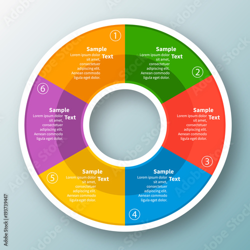 Abstract 3D Paper Infographics