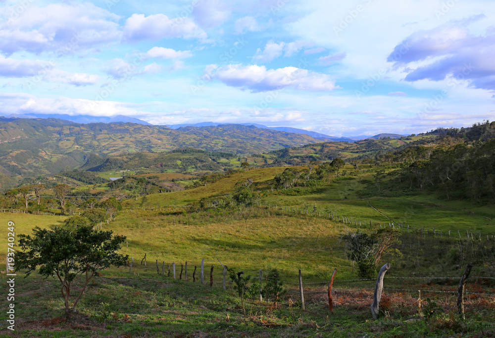 Typical Colombia Landscape Typical Colombia Landscape