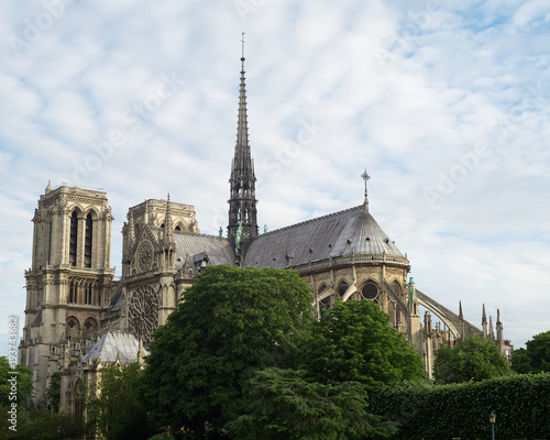 Notre Dame Cathedral  Paris  France