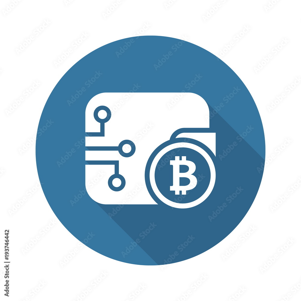 Bitcoin Wallet Icon. Bitcoin Wallet Icon.