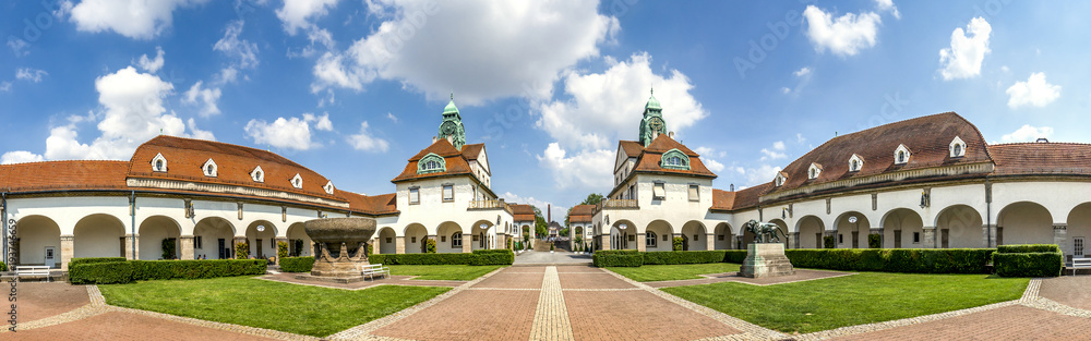 Bad Nauheim, Sprudelhof, Panorama Bad Nauheim, Sprudelhof, Panorama