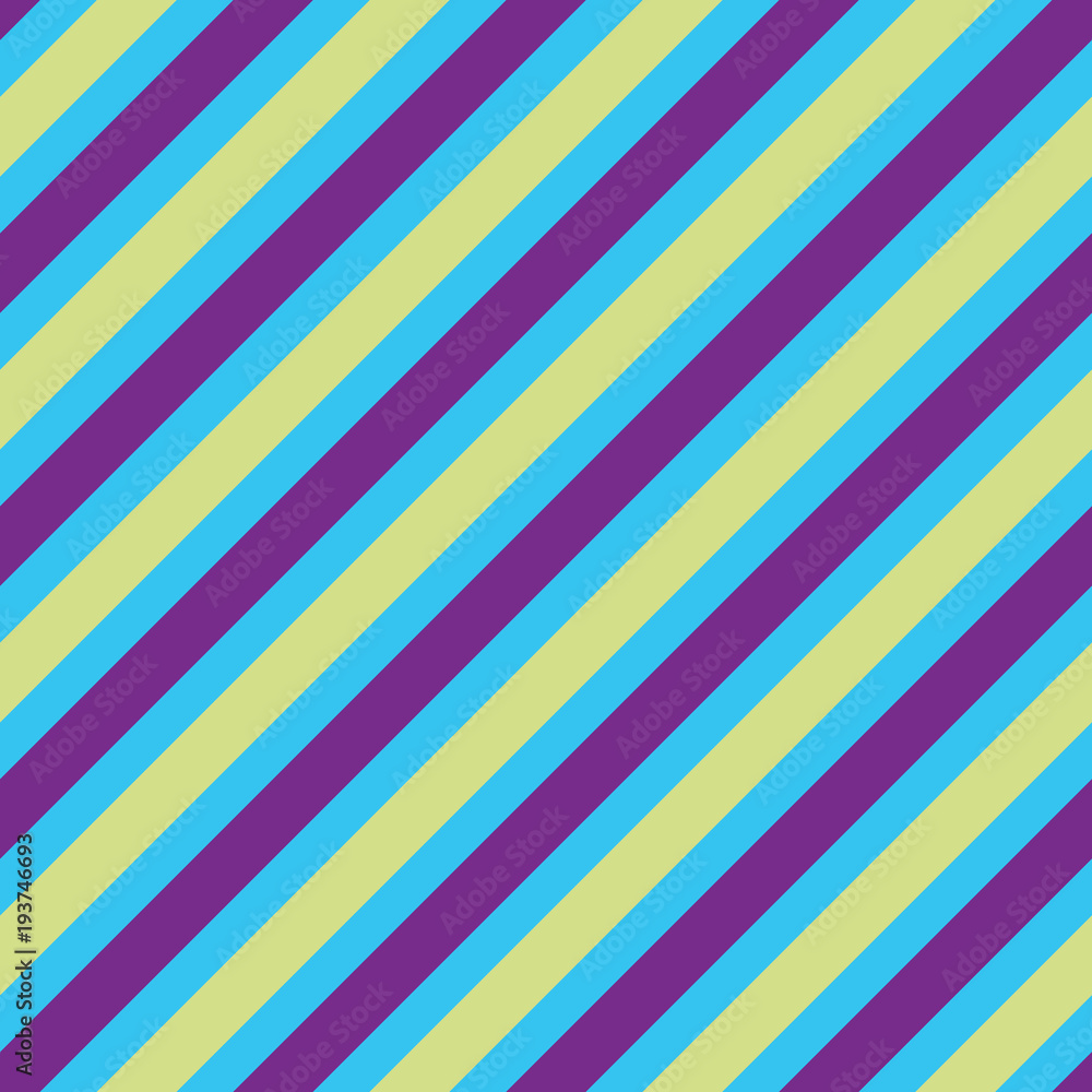 Seamless stripe pattern background in lime green, cyan blue and purple Seamless stripe pattern background in lime green, cyan blue and purple