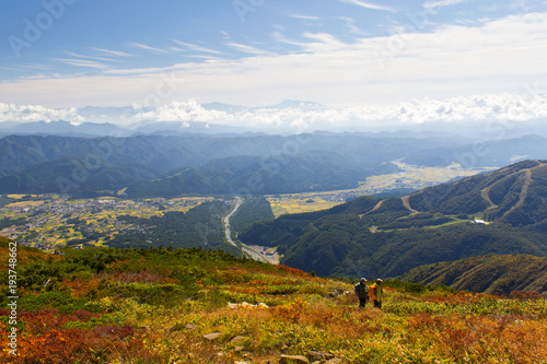 白馬八方尾根の紅葉／長野県白馬村