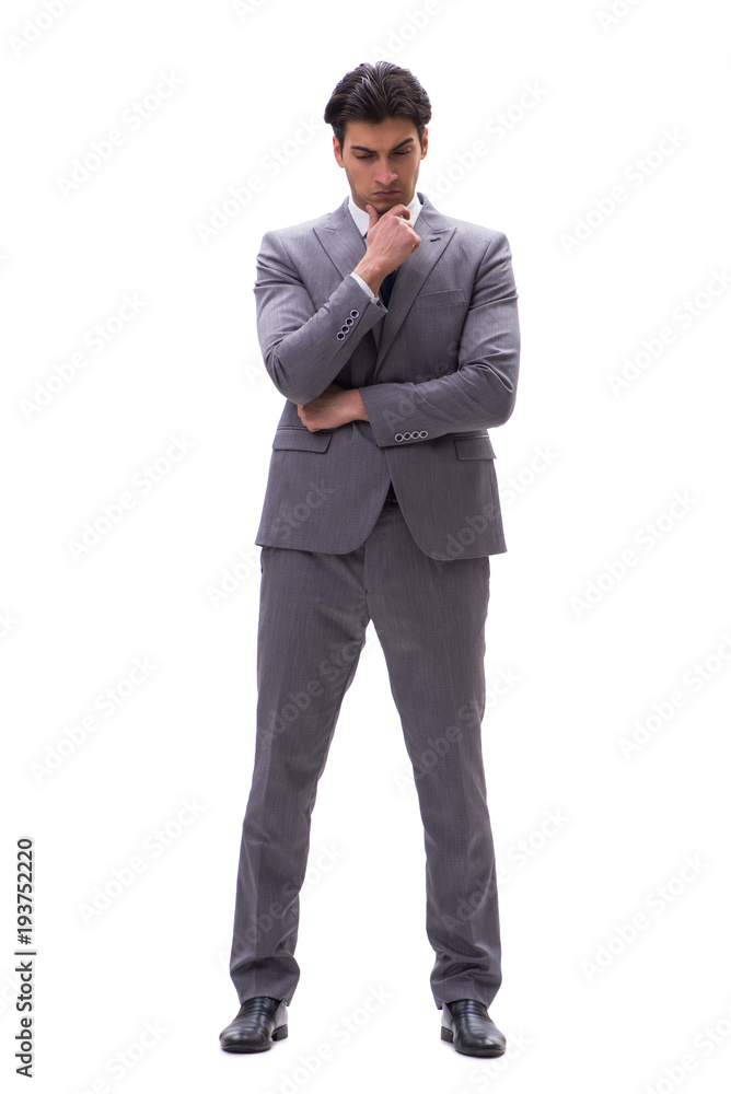 Businessman isolated on the white background Businessman isolated on the white background