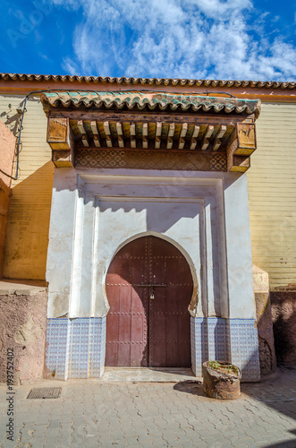 Beautiful traditional doods in Marrakesh, Morocco photo