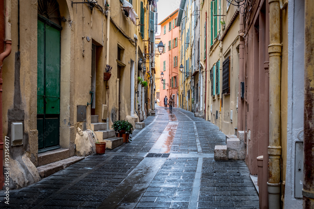 Fototapeta premium Attractions and architecture of the French city of Menton