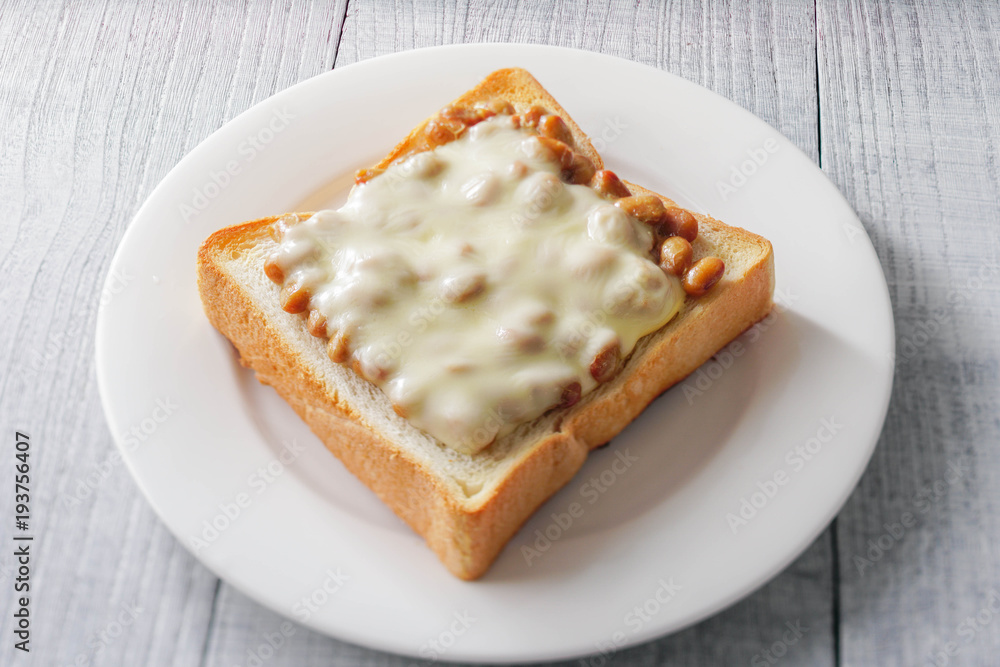 納豆トースト 納豆トースト