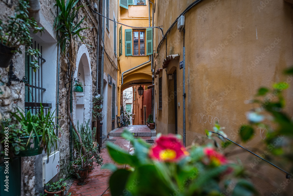 Attractions and architecture of the French city of Menton Attractions and architecture of the French city of Menton
