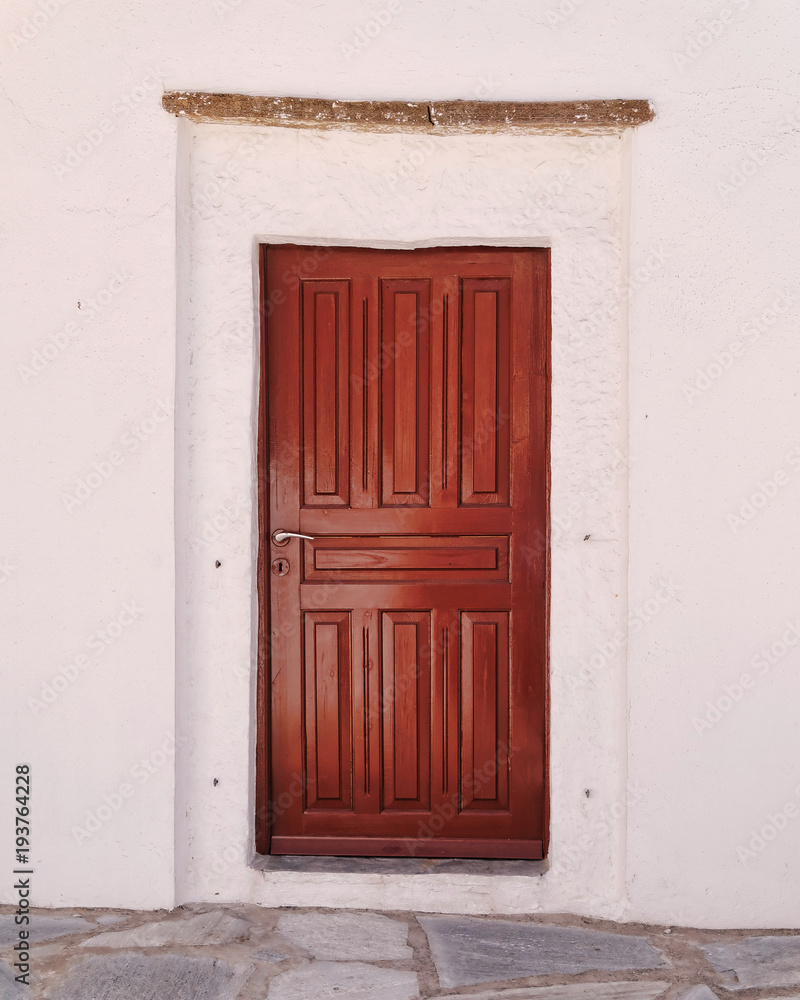 House entrance in a Greek island