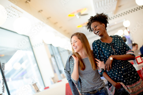 Young multiethnic women in ...