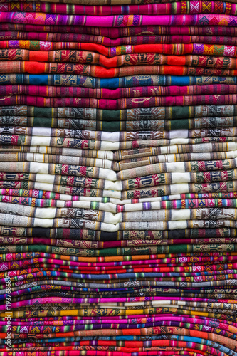 Colorful traditional Bolivi...
