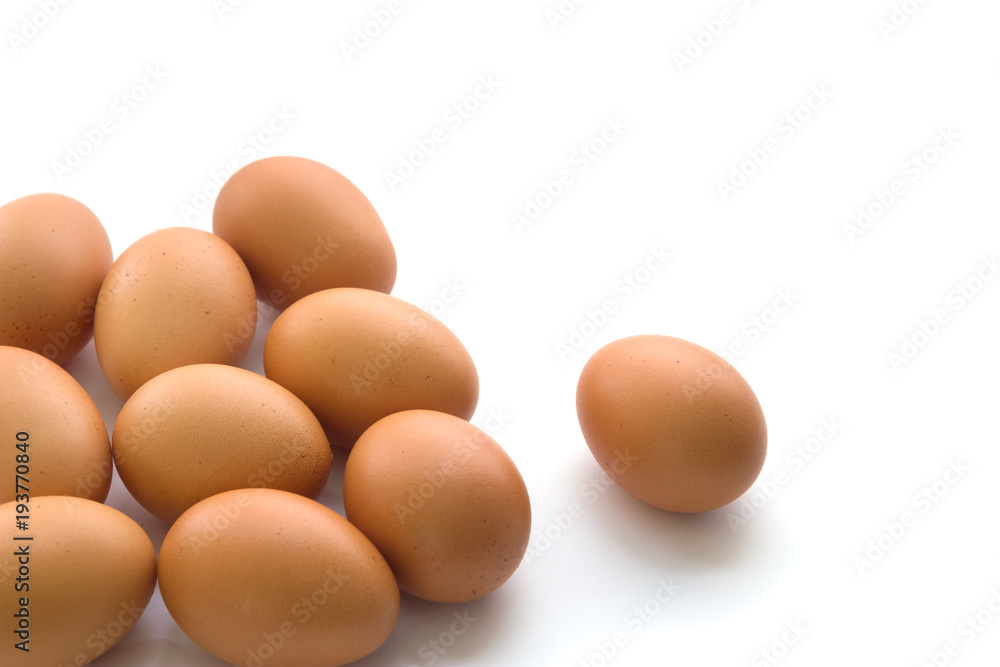 Egg isolated on white background Egg isolated on white background