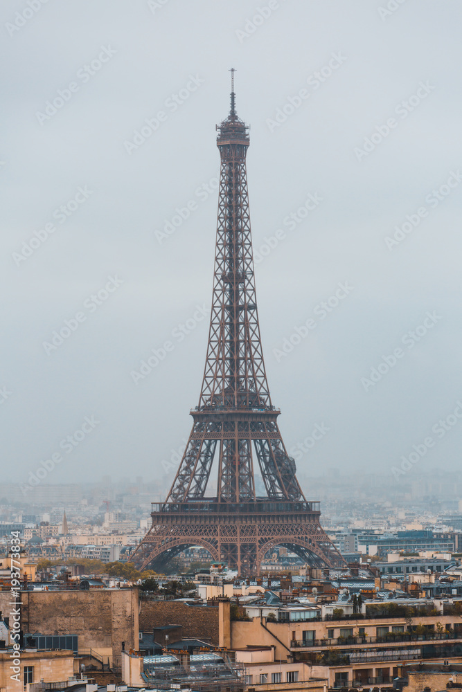 Eiffel tower in Paris - France.
