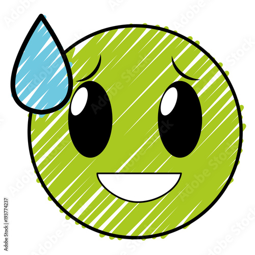 doodle shame laugh face gesture emoji expression