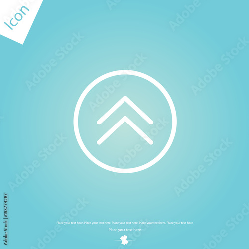 Free Download Arrow Up line icon - GFXLoad