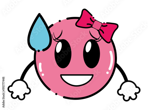color shame laugh female emoji face with arms