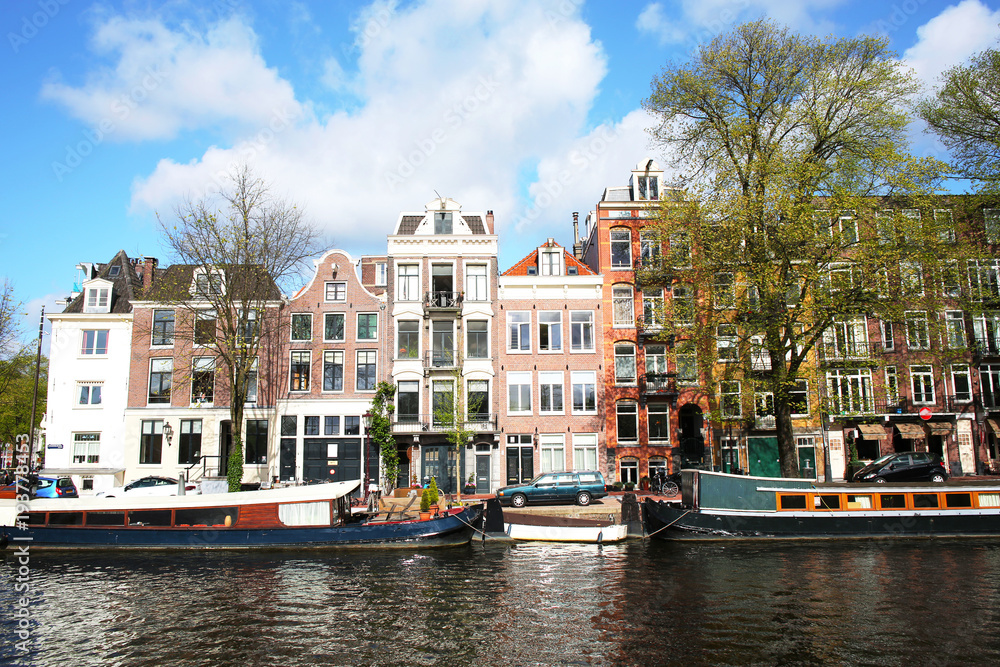 Historic downtown of Amsterdam, the Netherlands