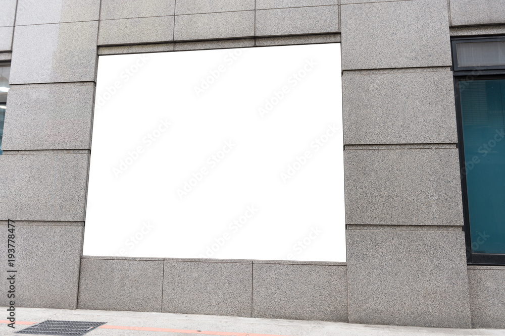 Shop Boutique Store Front with Big Window and Place for Name