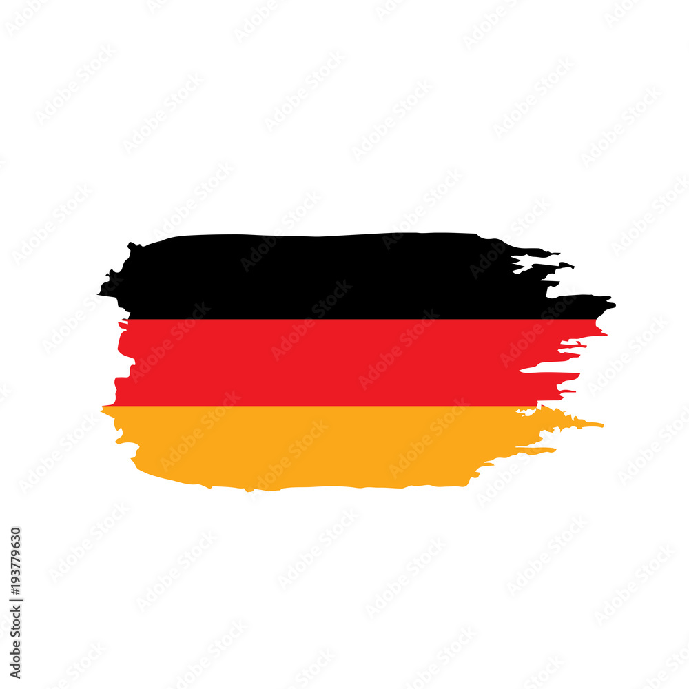 Fototapeta premium Germany flag, vector illustration