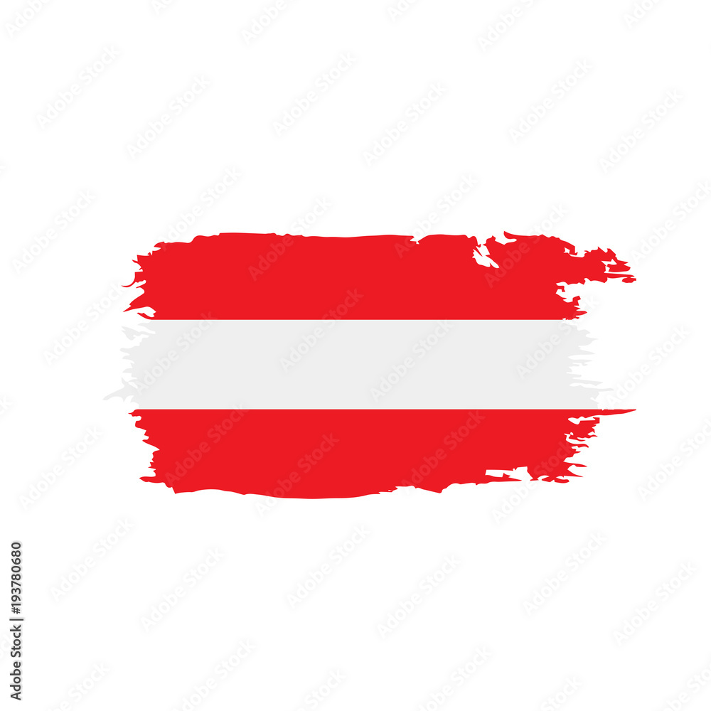 Austria flag, vector illustration Austria flag, vector illustration