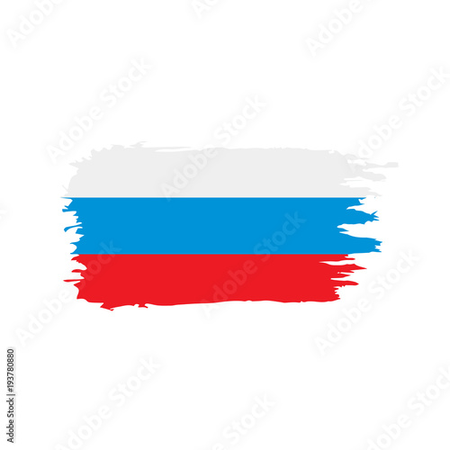Russia flag  vector illustration