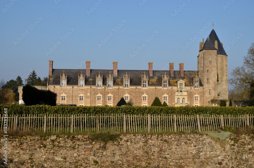 Medieval Blain castle, Loire-Atlantique, France