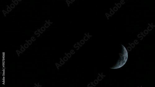 A half moon down in the rig...