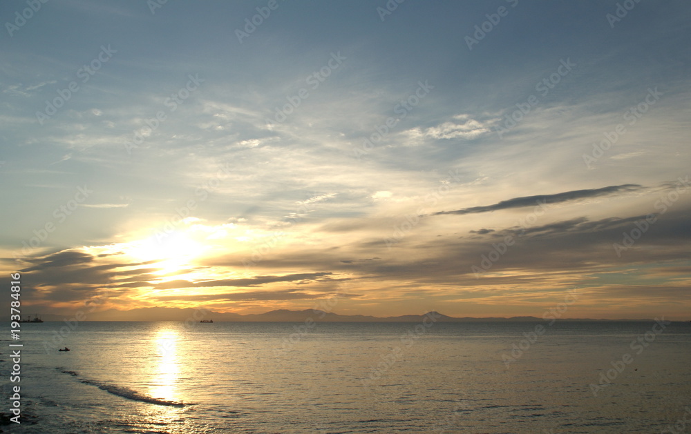 Sunrise at Tikhaya bay in Vladivostok Sunrise at Tikhaya bay in Vladivostok