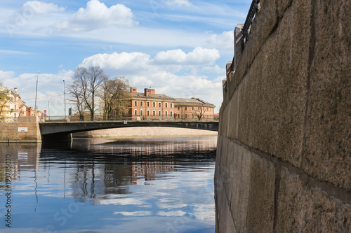 View of the Khrapovitsky Bridge. photo