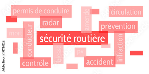 Nuage de Mots Sécurité Routière v5